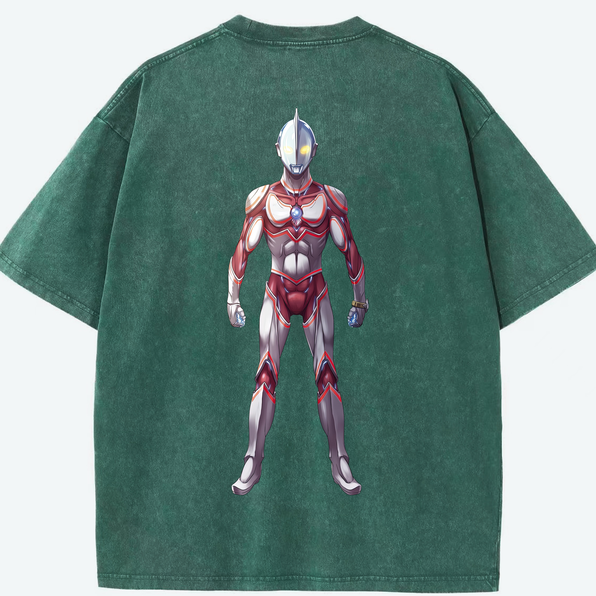 （画像用） ウルトラマン Ultraman 綿100% ヴィンテージ風 半袖Tシャツ（背面プリント）